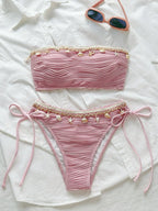 Biquíni Bandeau com Nó Lateral - imagem 7