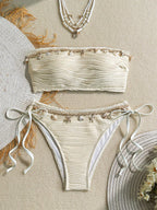 Biquíni Bandeau com Nó Lateral - imagem 8