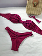 Biquíni Bralette com Efeito Enrugado - imagem 11