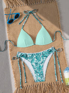 Biquíni Floral Push-Up com Anel - imagem 3