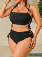 Biquíni Plus Size com Fivela e Nó
