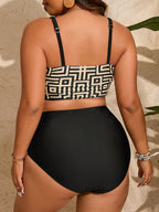 Biquíni Plus Size Tribal Texturizado - imagem 3