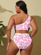 Biquíni Plus Size Um Ombro