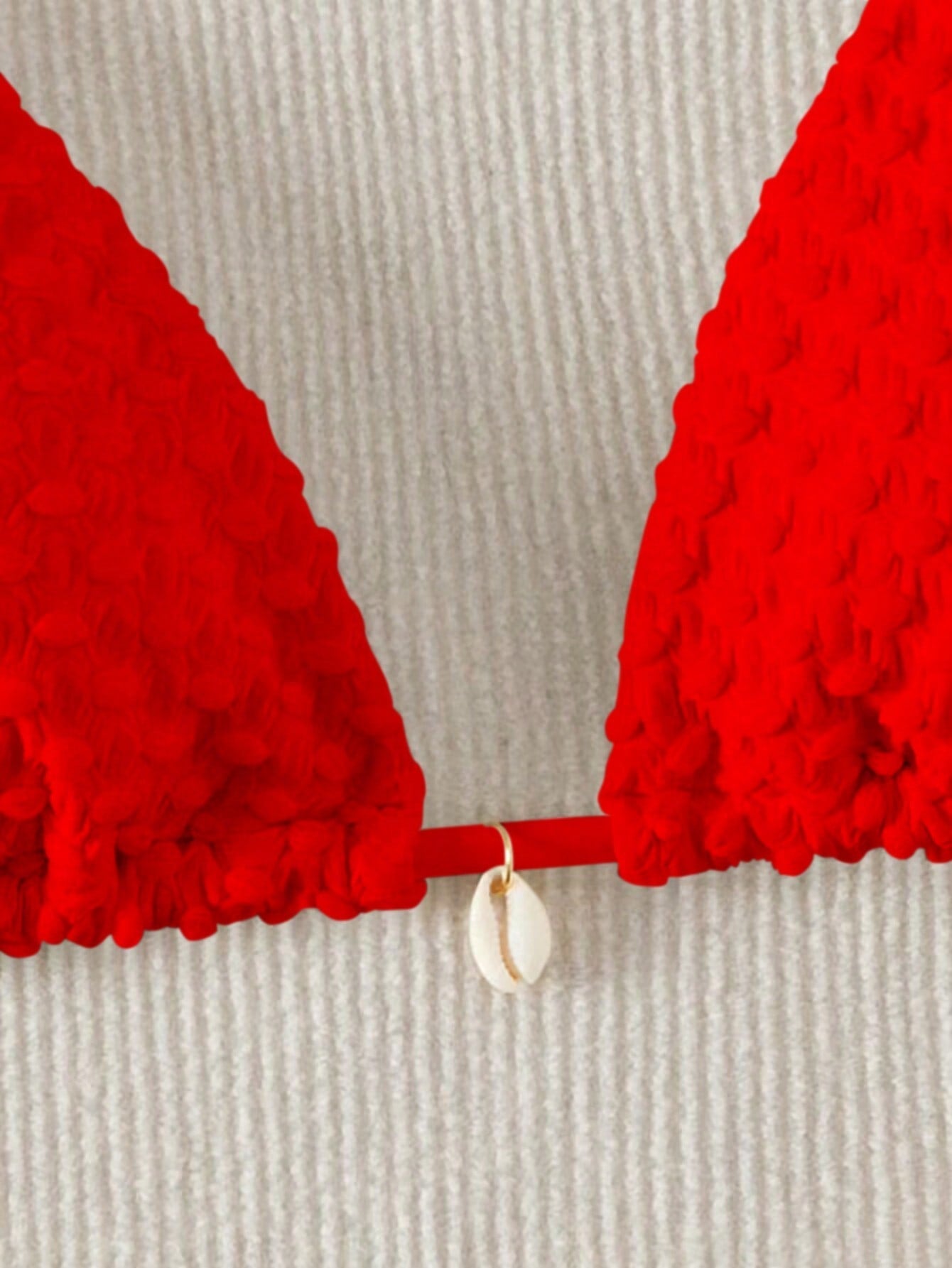 Biquíni Triangular Frente Única com Nó - imagem 5
