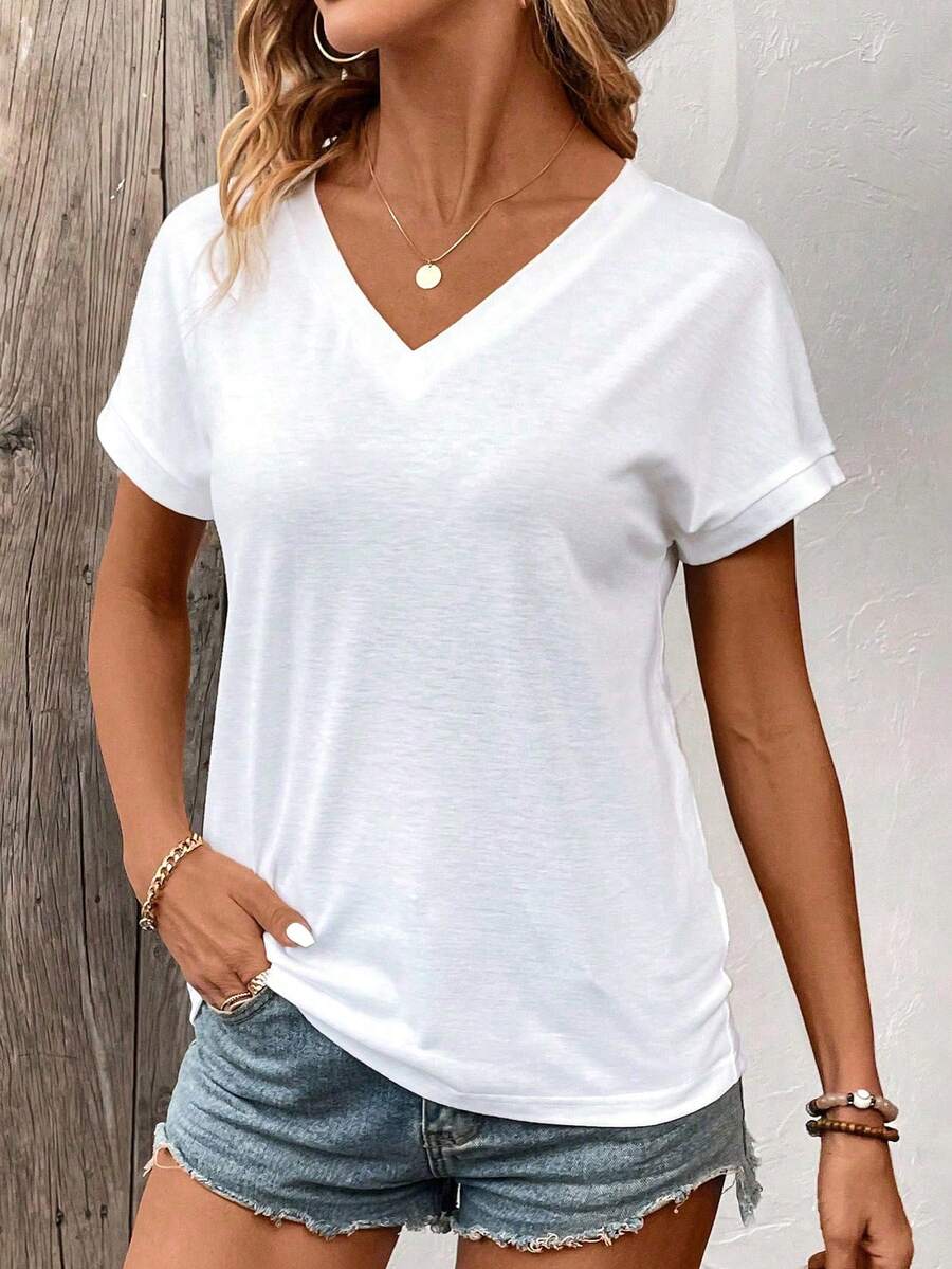 Blusa Casual de Manga Curta IMG 103
