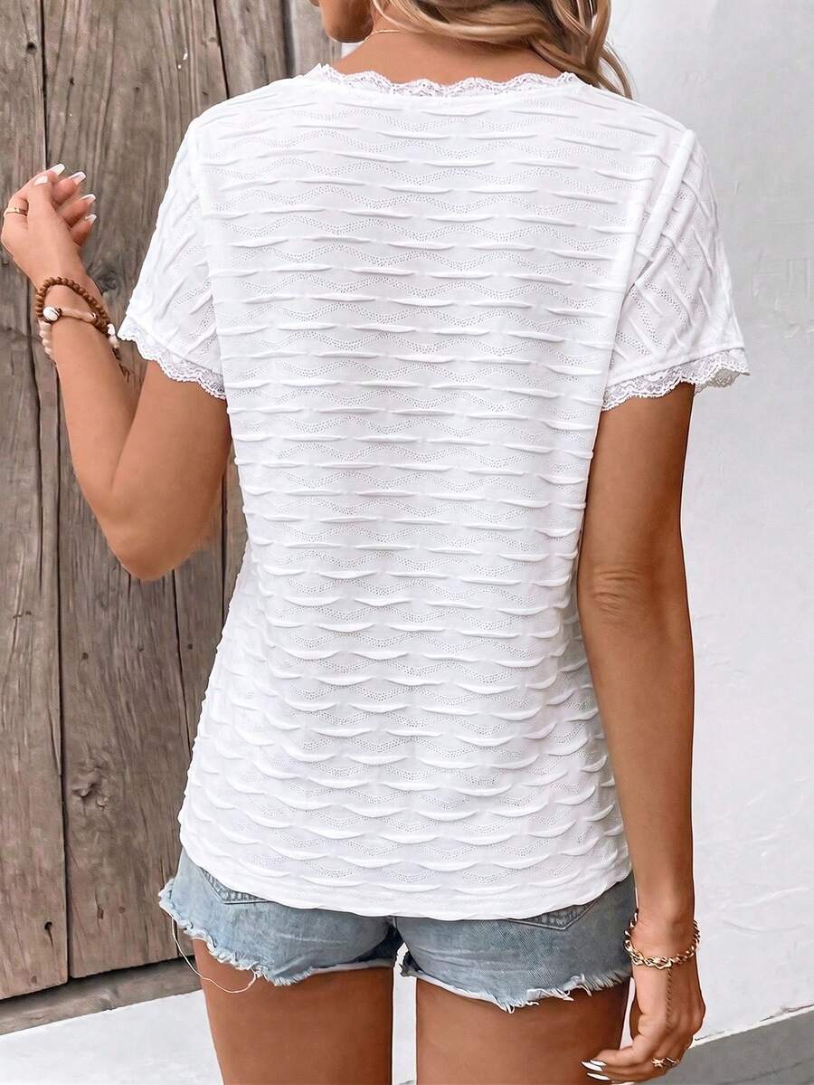Blusa Casual de Manga Curta IMG 115