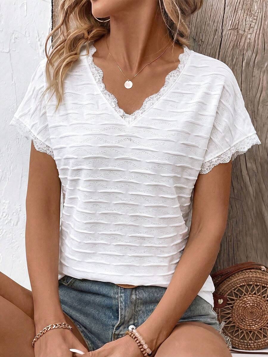 Blusa Casual de Manga Curta IMG 120