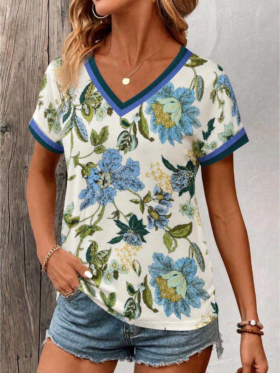 Blusa Casual de Manga Curta IMG 124