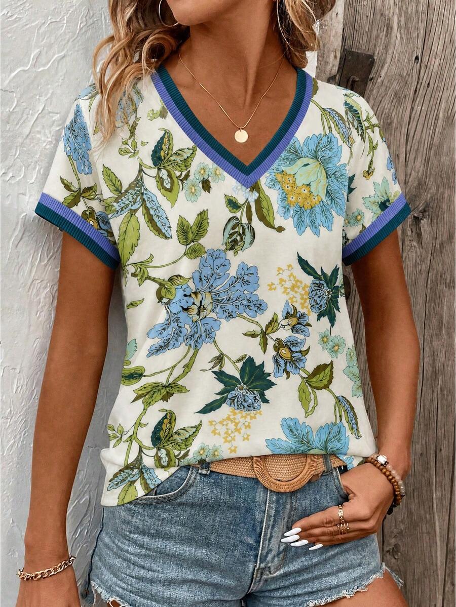 Blusa Casual de Manga Curta IMG 127