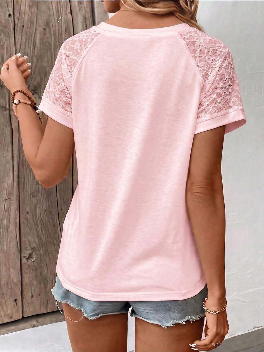 Blusa Casual de Manga Curta IMG 143