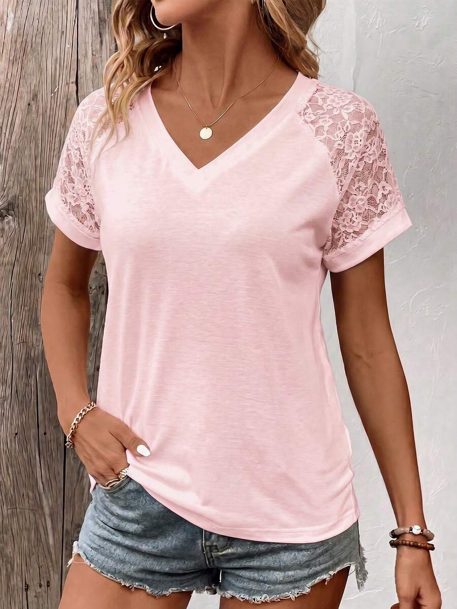 Blusa Casual de Manga Curta IMG 148