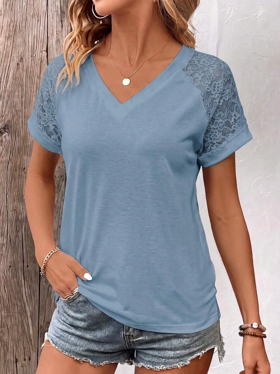 Blusa Casual de Manga Curta IMG 165