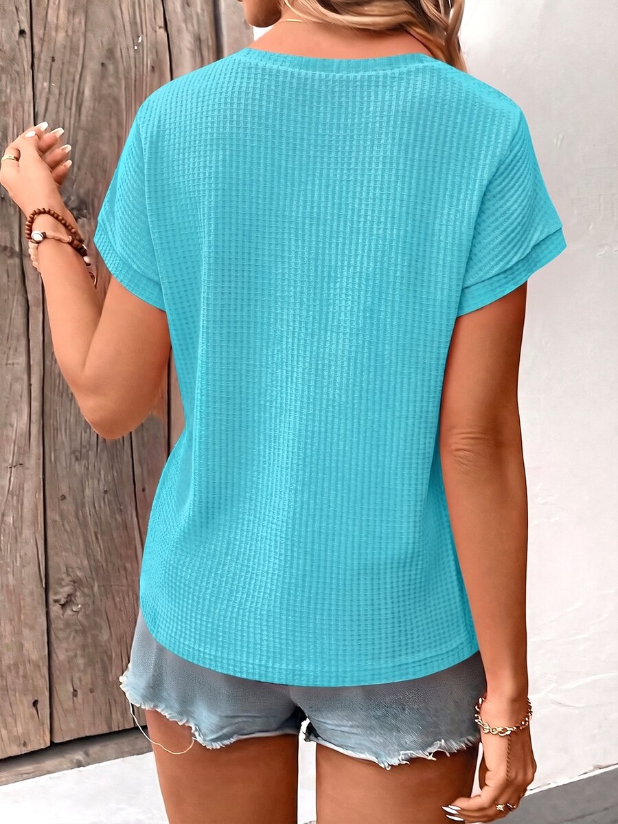 Blusa Casual de Manga Curta IMG 72