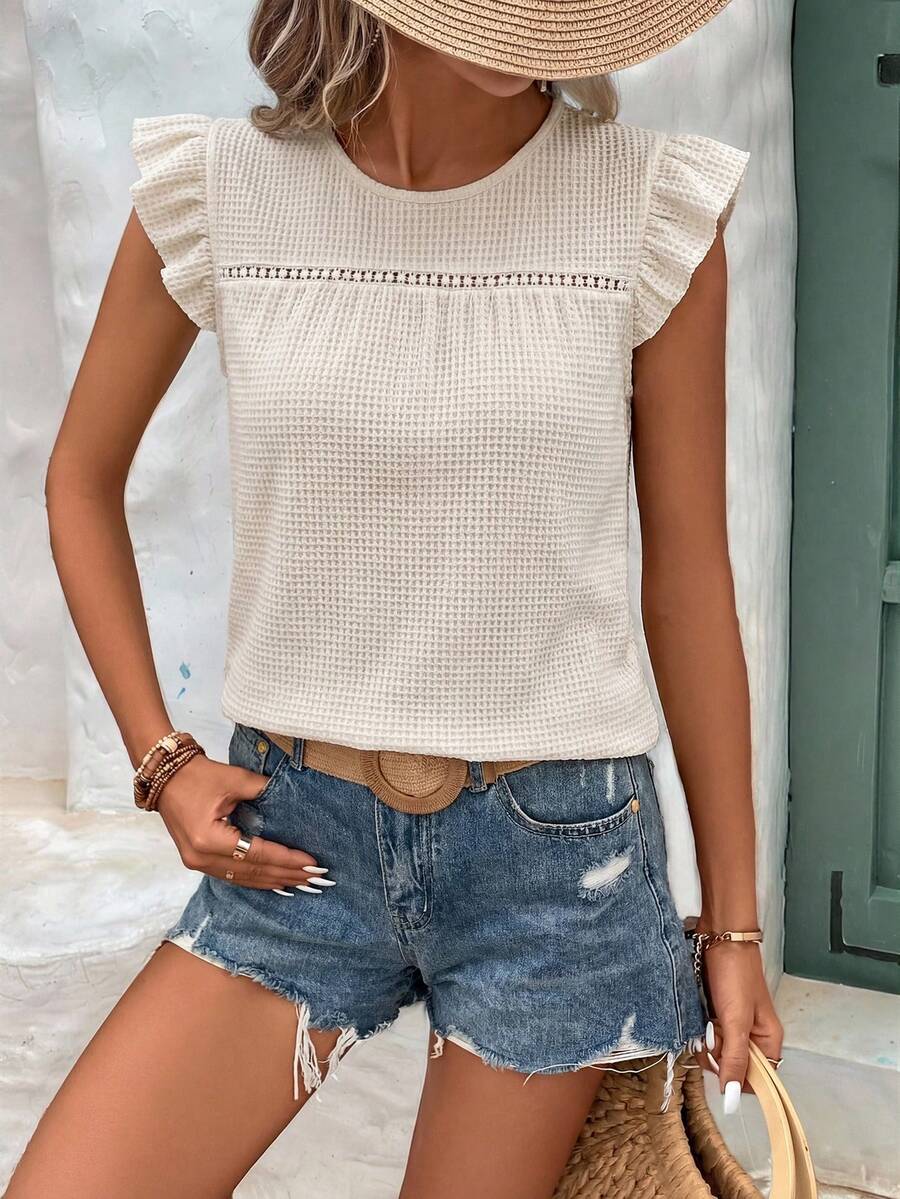 Blusa com Renda e Babado no Decote IMG 36
