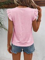 Blusa com Renda e Babado no Decote IMG 54