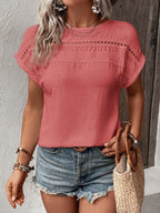 Blusa com Renda e Manga Morcego IMG 10