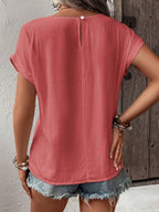 Blusa com Renda e Manga Morcego IMG 8