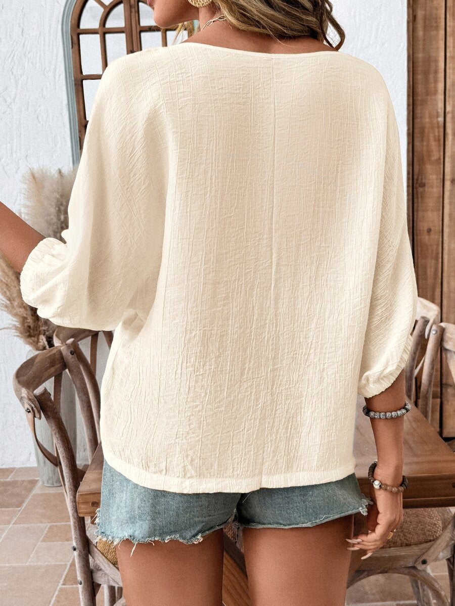 Blusa Cropped de Manga Morcego IMG 13