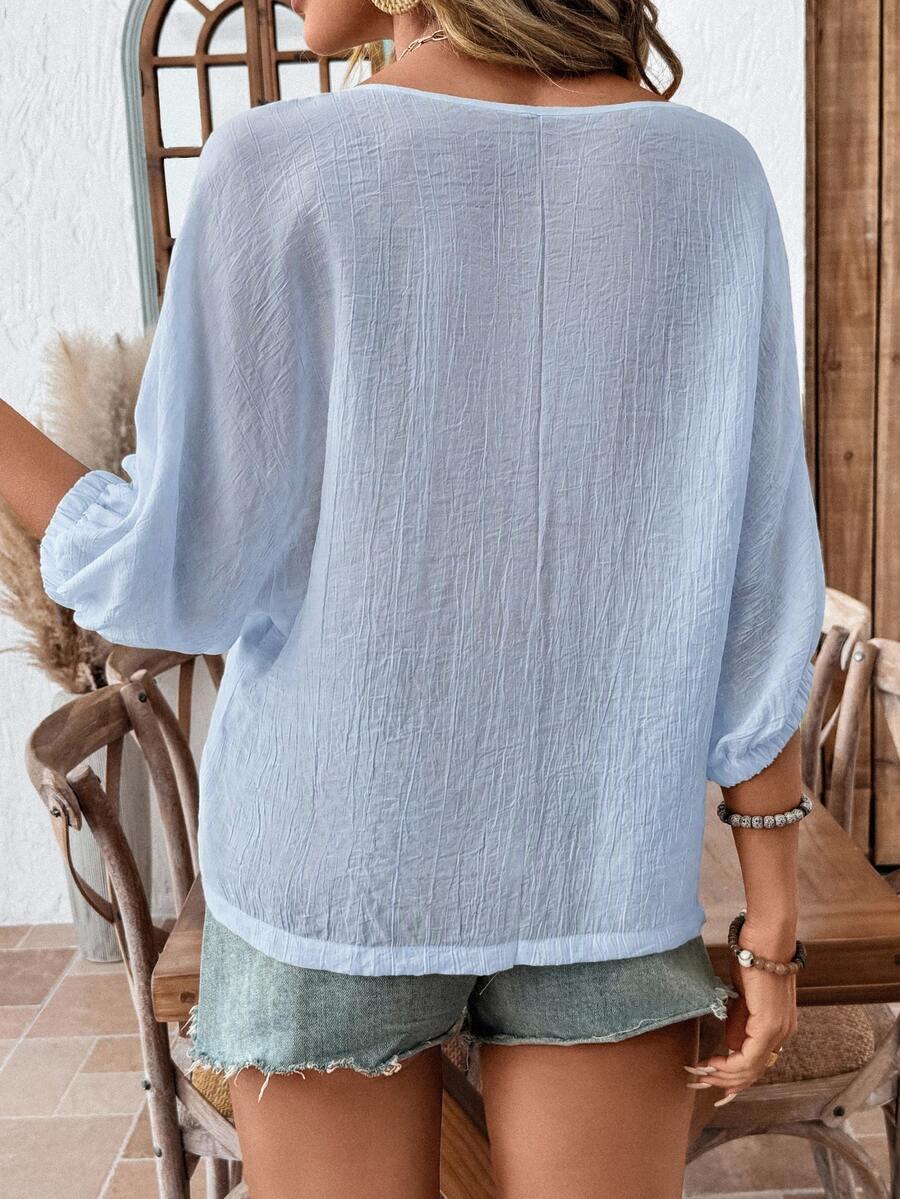 Blusa Cropped de Manga Morcego IMG 22