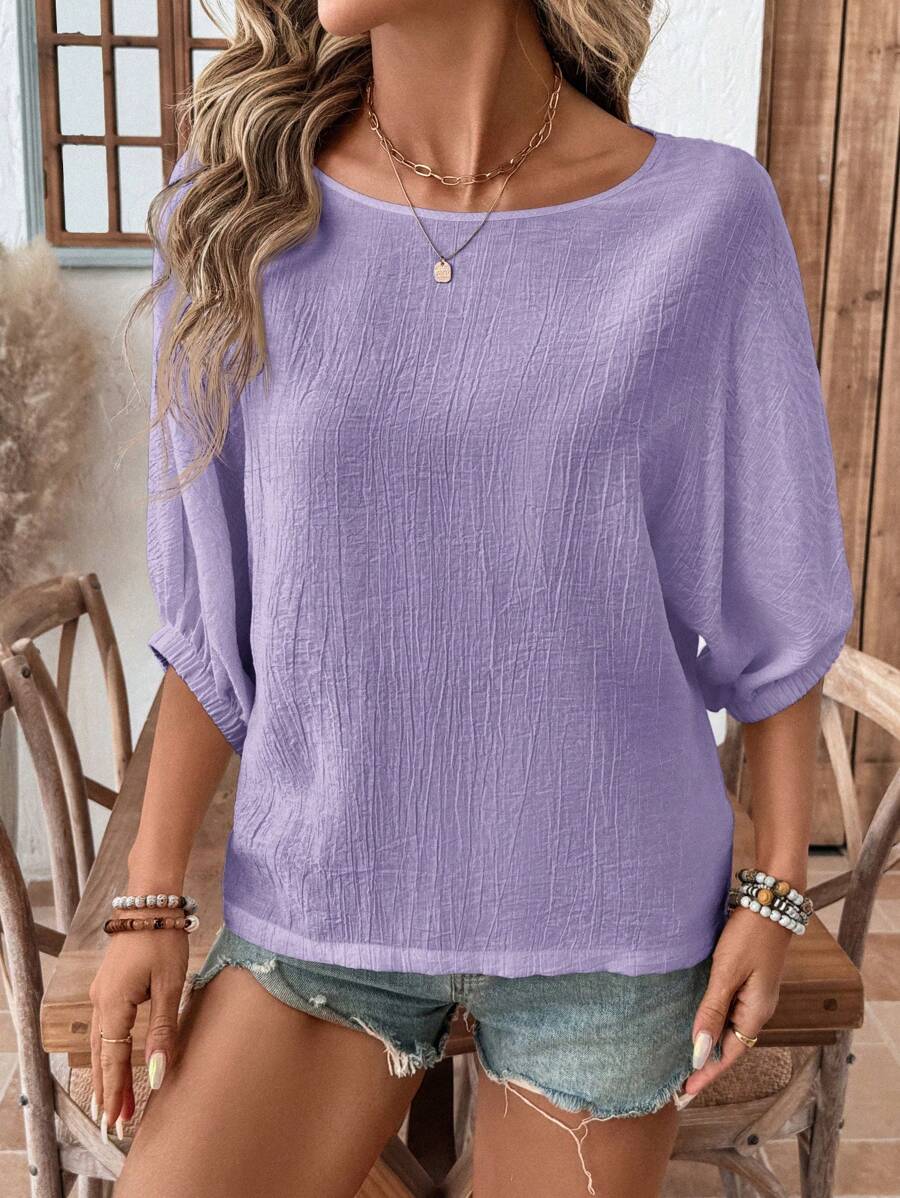 Blusa Cropped de Manga Morcego IMG 34