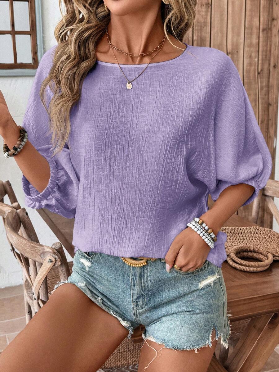 Blusa Cropped de Manga Morcego IMG 36