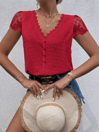 Blusa de Malha com Laço e Botões IMG 35