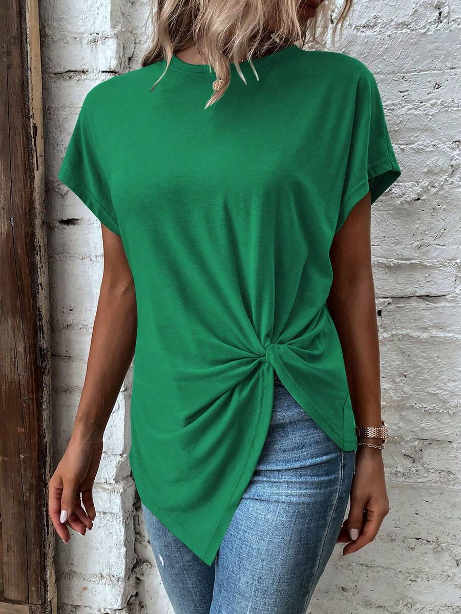 Blusa de Manga Curta com Torção Frontal IMG 50