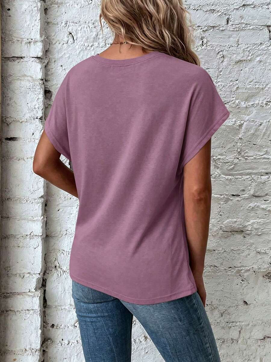 Blusa de Manga Curta com Torção Frontal IMG 56