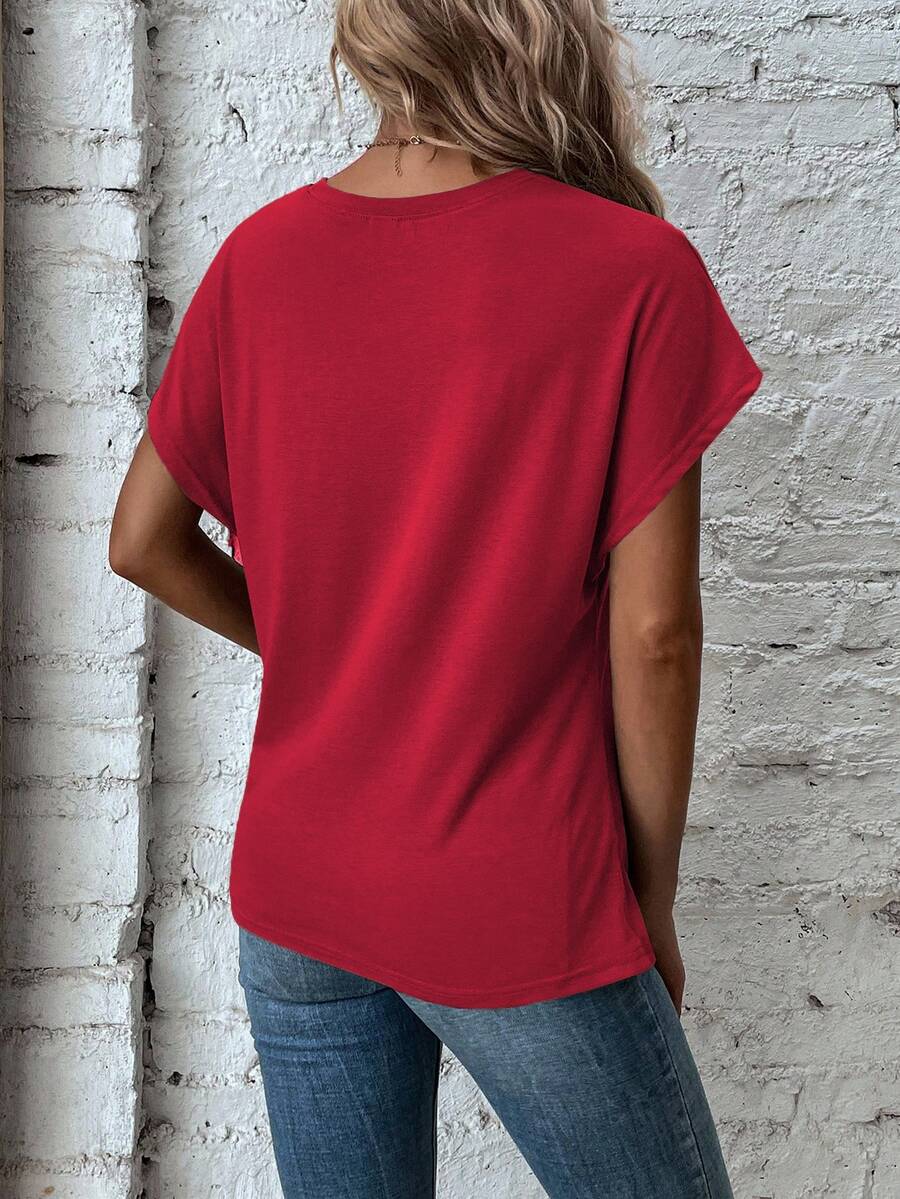 Blusa de Manga Curta com Torção Frontal IMG 8