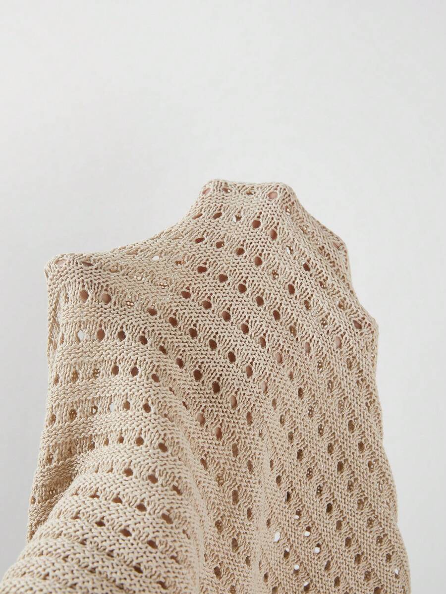Blusa de Tricô com Ombro Assimétrico IMG 4