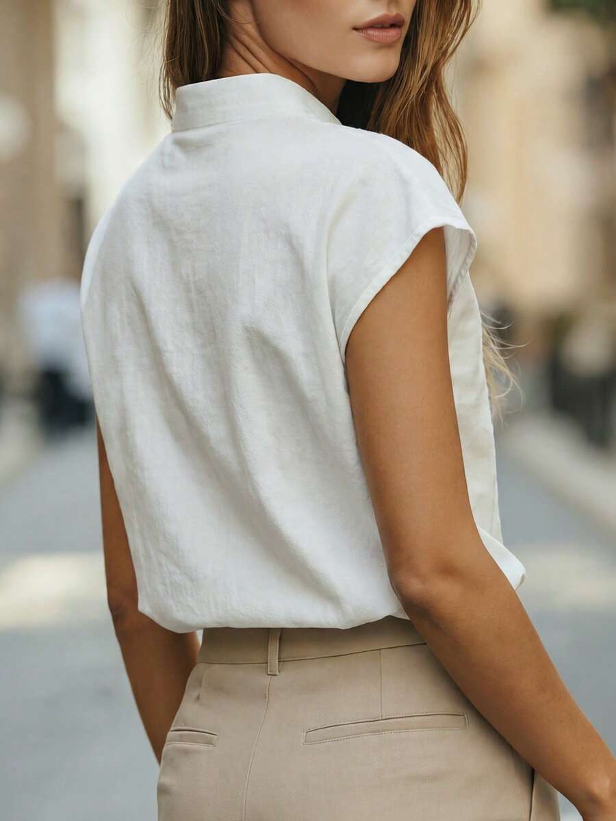 Blusa Decote V com Babado IMG 2