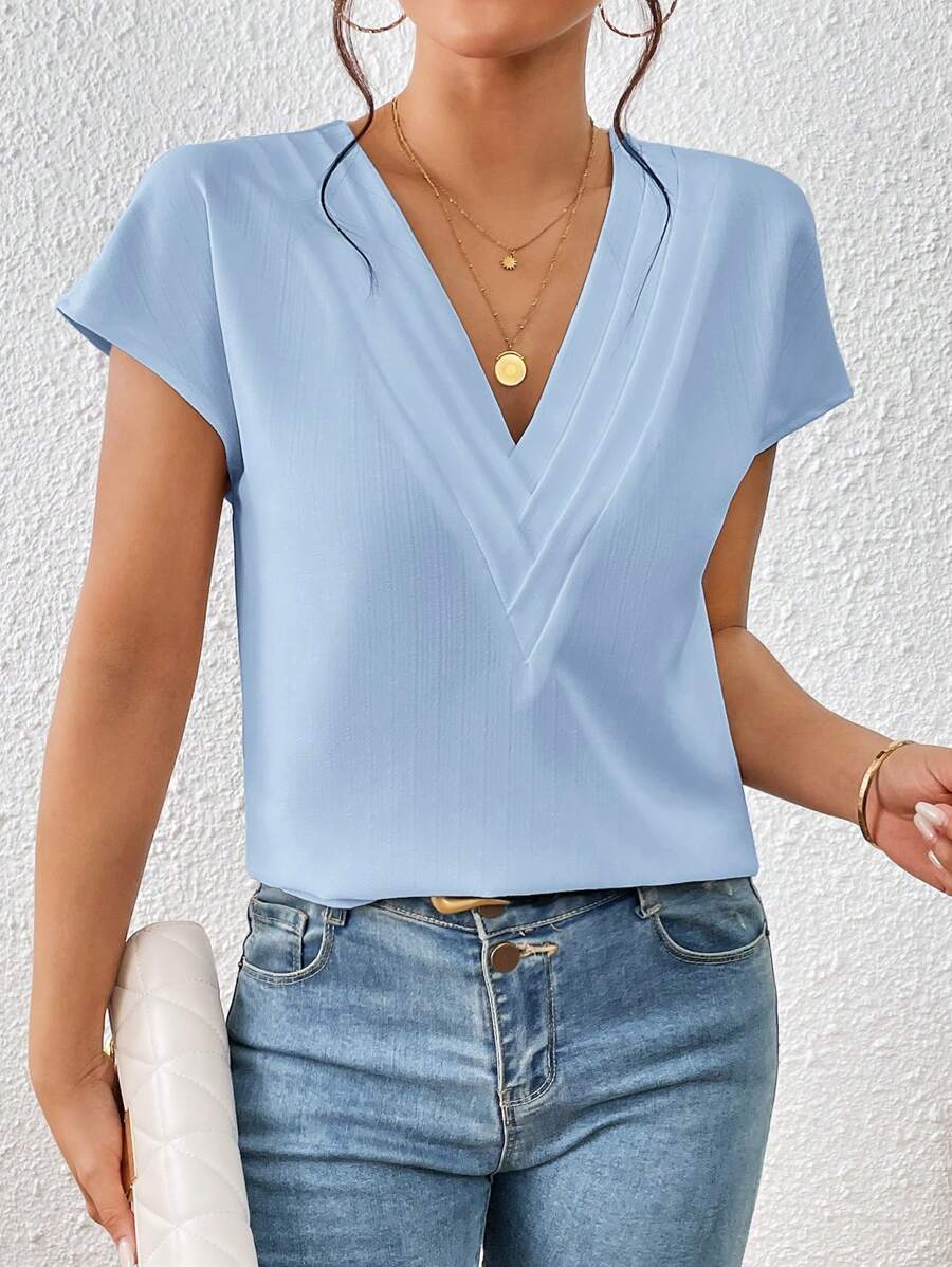 Blusa Decote V com Manga Morcego IMG 13