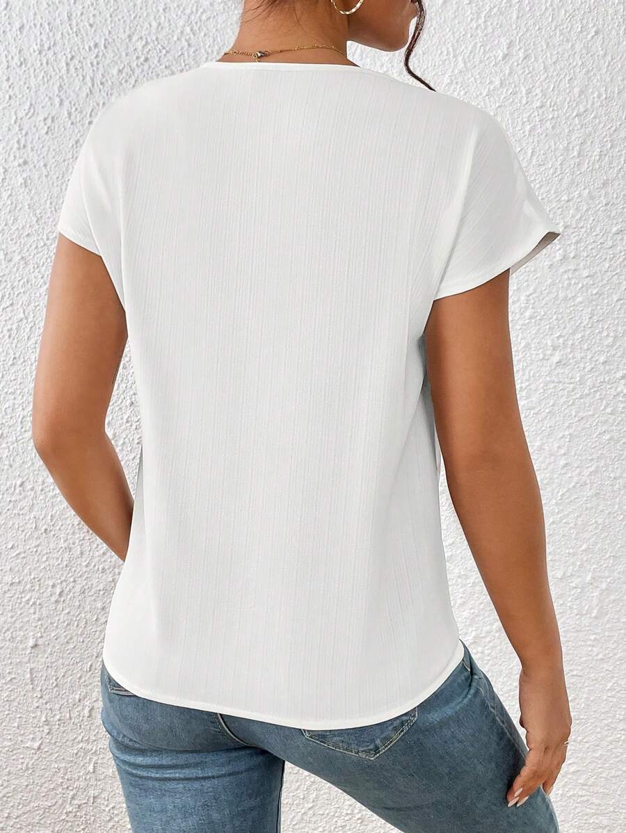 Blusa Decote V com Manga Morcego IMG 2