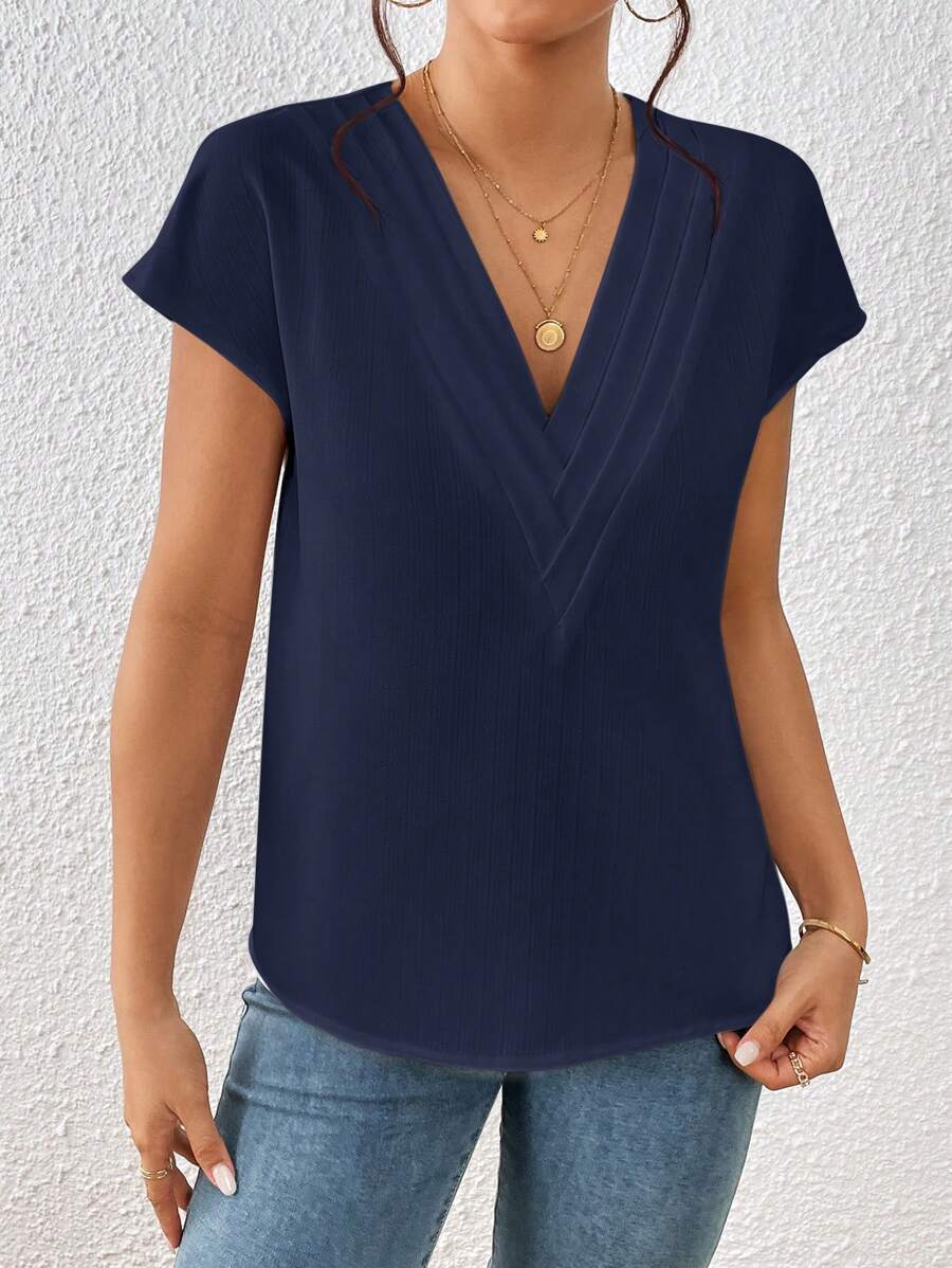 Blusa Decote V com Manga Morcego IMG 30