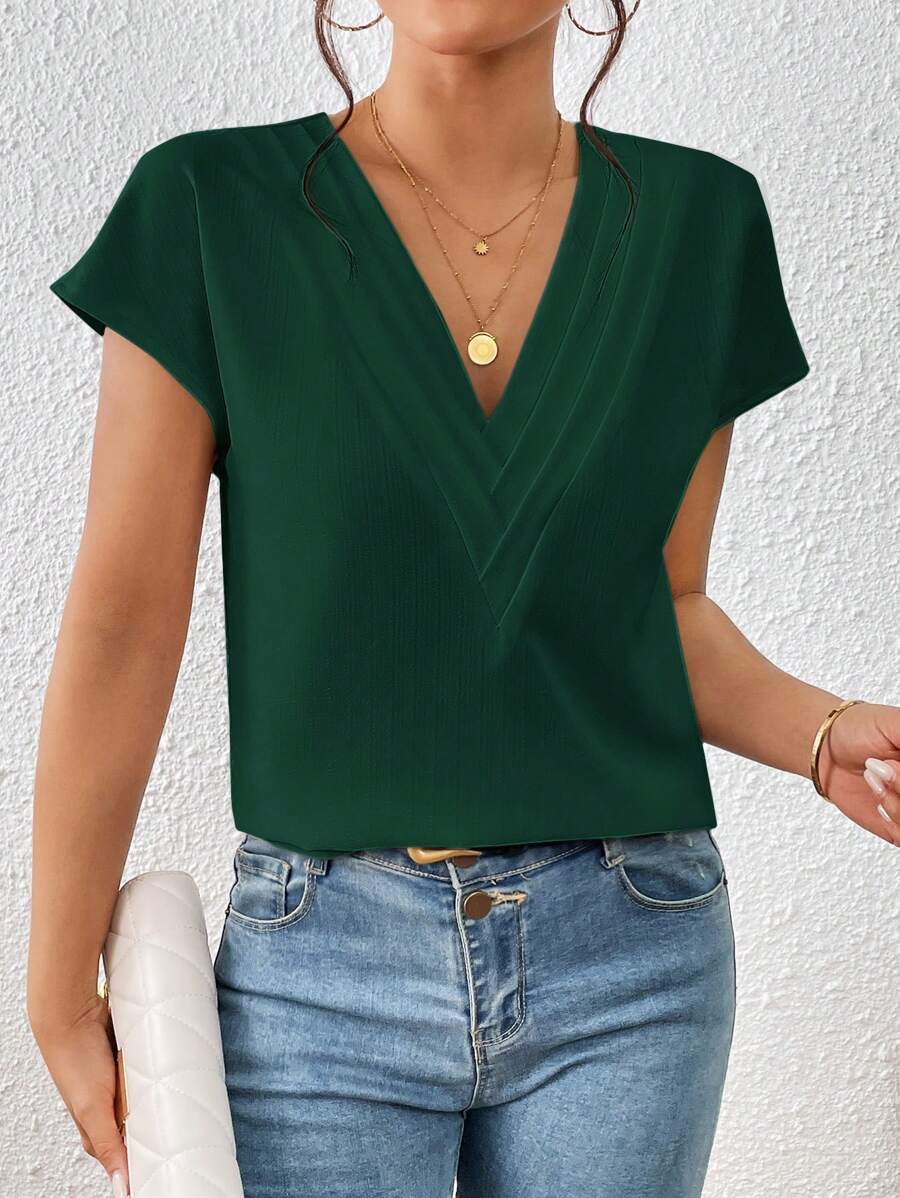 Blusa Decote V com Manga Morcego IMG 31