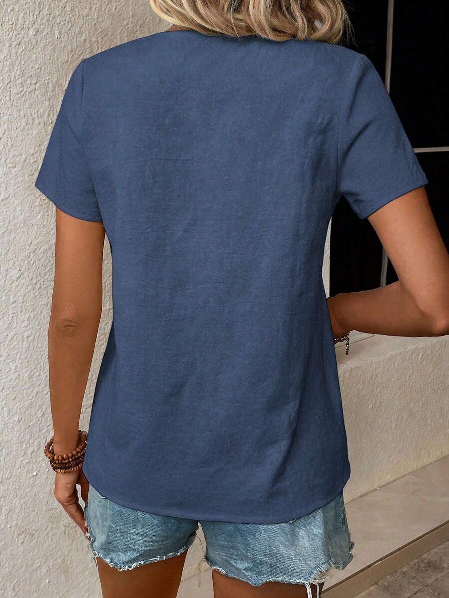 Blusa Decote V com Renda IMG 2