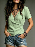 Blusa Decote V com Transpasse Frontal IMG 13