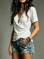 Blusa Decote V com Transpasse Frontal IMG 16