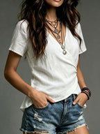 Blusa Decote V com Transpasse Frontal IMG 4