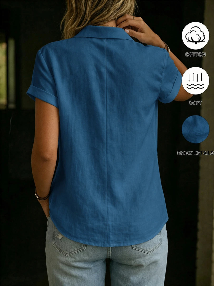 Blusa Decote V Transpassado com Amarração IMG 29