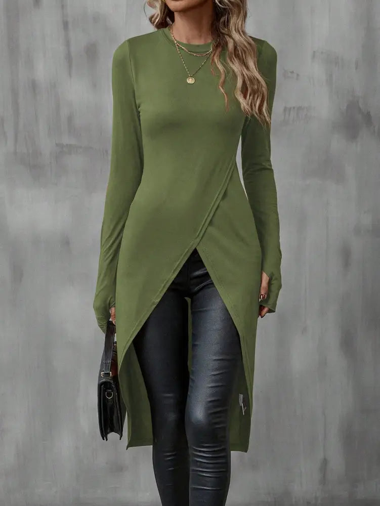 Blusa Isabela Verde Militar / Pp (Xs)