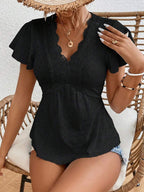 Blusa Peplum com Bordado e Renda IMG 17