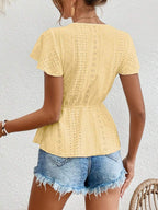 Blusa Peplum com Bordado e Renda IMG 9