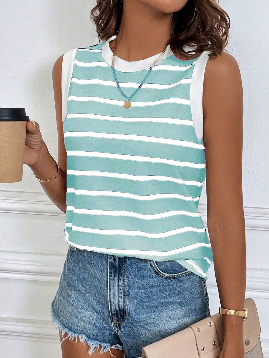 Blusa Regata Estampada de Gola Redonda IMG 18