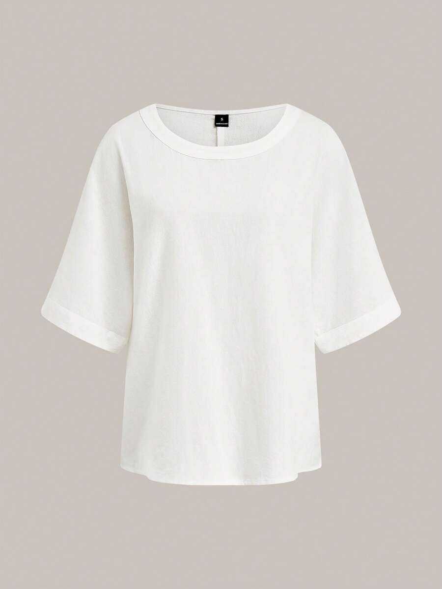 Blusa Solta de Manga Curta IMG 3