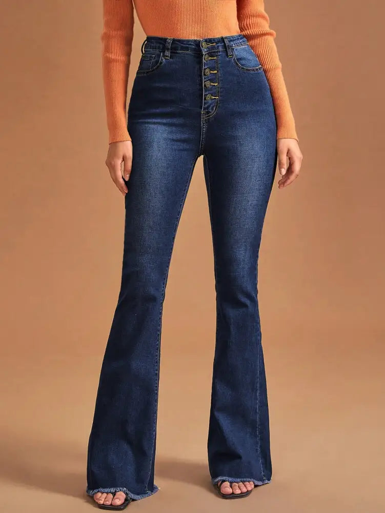 Calça Jeans Jeanne Lavagem Escura / Pp (Xs)