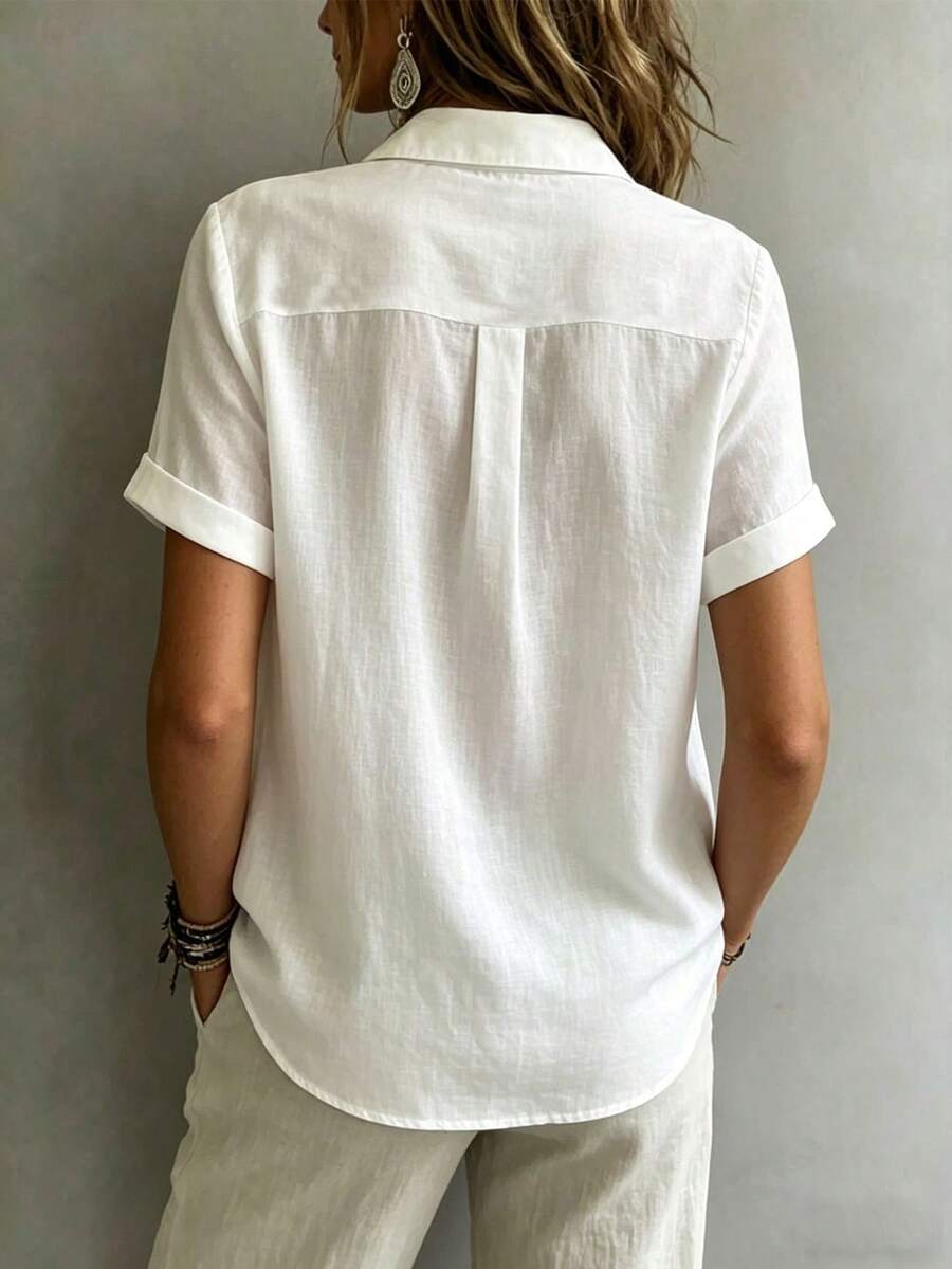 Camisa de Manga Curta com Botões Frontais IMG 2