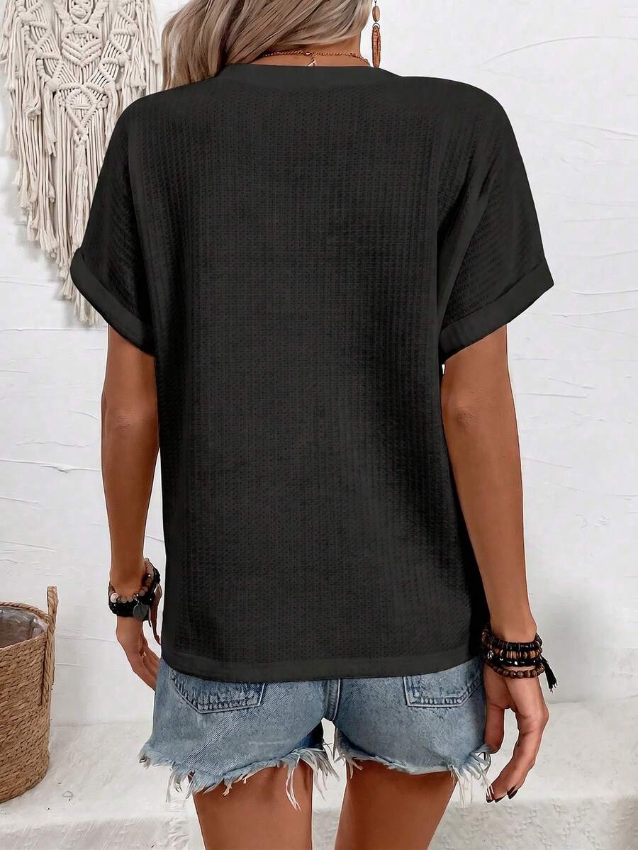Camiseta Básica Decote V e Manga Curta IMG 80