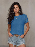 Camiseta com Bordado e Acabamento Ondulado IMG 74