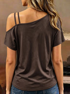 Camiseta com Ombro Descoberto e Alça IMG 64